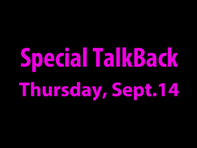 Special TalkBack with the Creators